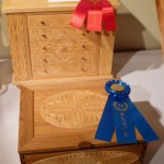 Highland Chip Carving Instructor Mickey Hudspeth and his Award Winning Carvings