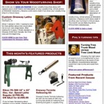 Check out the March Highland Woodturner!