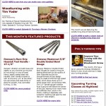 The July 2014 issue of The Highland Woodturner