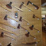 Highland Woodworking's New Ax Display